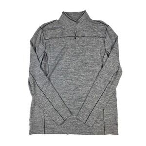 Swiss Tech Performance Gray 1/4 Zip Long Sleeve Pullover‎ Sweater Men's Size L